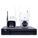 Oowlkam 5MP WiFi IP Kameraszett – 1 PTZ + 1 Fix Kültéri/Beltéri Kamera, kétirányú hanggal, hibrid színes éjjellátással