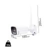 Oowlkam 5MP WiFi IP Kameraszett – 1 PTZ + 1 Fix Kültéri/Beltéri Kamera, kétirányú hanggal, hibrid színes éjjellátással
