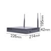 Oowlkam 5MP WiFi IP Kameraszett – 3 PTZ + 3 Fix Kültéri/Beltéri Kamera, kétirányú hanggal, hibrid színes éjjellátással