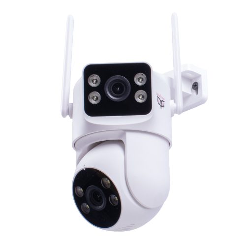 Oowlkam 6MP 3MP+3MP Kültéri Wifi-s kamera két lencsés biztonsági PTZ kamera automatikus nyomkövető iCsee APP