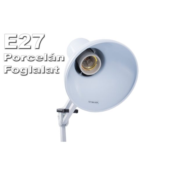 Íróasztali lámpa E27 foglalattal max. 40w