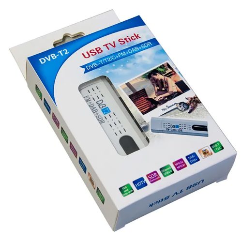 USB 2.0 digitális DVB-T2/DVB-T/FM/DAB HDTV vevő TV Tuner Stick