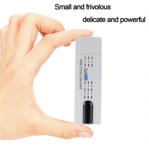 USB 2.0 digitális DVB-T2/DVB-T/FM/DAB HDTV vevő TV Tuner Stick