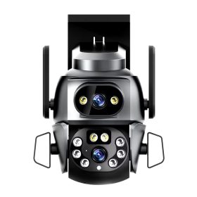   Tuya Smart Kétlencsés 3mp+3mp PTZ, Wifi biztonsági kamera, automatikus követés, emberi észlelés, kétirányú hang, színes éjszakai látás