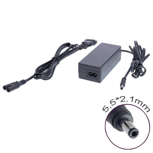 AC/DC 12V⎓5A 60W asztali hálózati-adapter, 5,5x2,1mm Jack dugó, biztonsági kamerákra, LED szalagra 