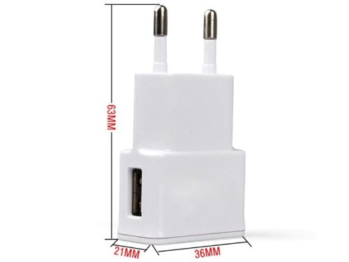 Hálózati töltő 1USB 1.0A