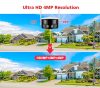  HD 4MP 180°-os kétlencsés ultraszéles látószögű WiFI biztonsági kamera