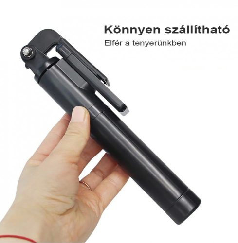 Vezeték nélküli többfunkciós szelfi bot, Bluetooth, távirányító, 3 az 1-ben, összecsukható állvánnyal, univerzális, okostelefonhoz