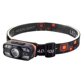   Hordozható indukciós fejlámpa 6 fénymóddal, USB töltő, hullám-érzékelővel, otthoni használatra, könnyű kialakítású vészvilágításhoz