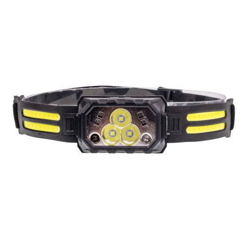 LED fejlámpa mozgásérzékelővel, ultra fényes 270 széles sugárral, vízálló piros és kék fény - tökéletes kültéri tevékenységekhez, például futáshoz, kempingezéshez, túrázáshoz