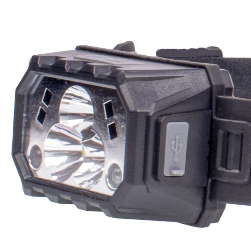 LED fejlámpa mozgásérzékelővel, ultra fényes 270 széles sugárral, vízálló piros és kék fény - tökéletes kültéri tevékenységekhez, például futáshoz, kempingezéshez, túrázáshoz