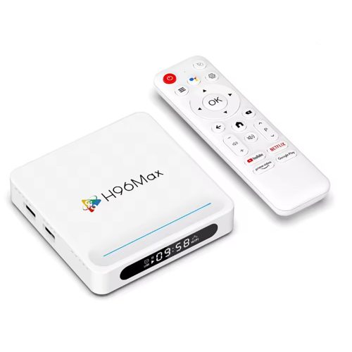 Android 14 okos TV Box H96 MAX H618 PLUS 8K Wifi6 BT5.4 hangsegéd távirányító médialejátszó 4G 128G set top box