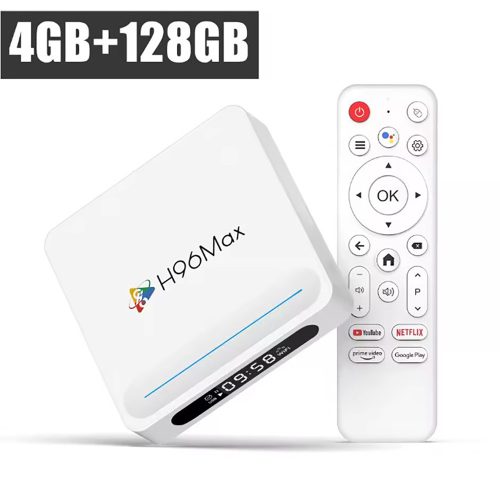 Android 14 okos TV Box H96 MAX H618 PLUS 8K Wifi6 BT5.4 hangsegéd távirányító médialejátszó 4G 128G set top box