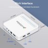 Android 14 okos TV Box H96 MAX H618 PLUS 8K Wifi6 BT5.4 hangsegéd távirányító médialejátszó 4G 128G set top box