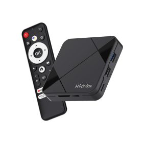   H96MAX TV Box 2GB RAM 16GB ROM Android 14 RK3518 Chip Core BT 4+ Támogatja a 4K videó dekódolást 