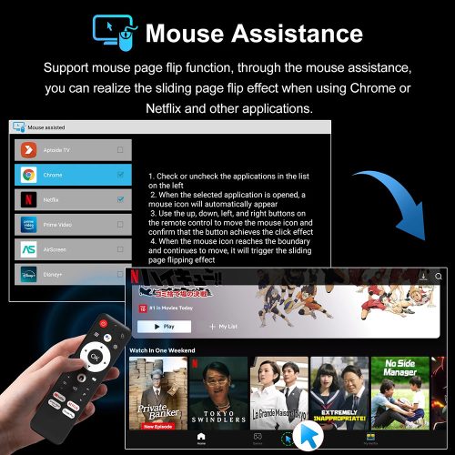 H96MAX TV Box 2GB RAM 16GB ROM Android 14 RK3518 Chip Core BT 4+ Támogatja a 4K videó dekódolást 