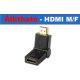 Állítható HDMI APA-ANYA adpter