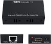 60M HDMI Extender 1080P /3D HDMI adó vevő Cat5/Cat6 RJ45 Ethernet konverteren keresztül 