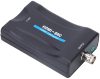 HDMI-BNC átalakító kompozit videó és 3,5 mm-es audio jel átalakító adapter USB töltőkábellel, NTSC/PAL támogatás