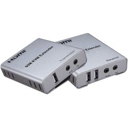   HDMI KVM Extender 1080P egyetlen CAT5/6-os, audio kábellel akár 60 m-ig, támogatja az USB-billentyűzet egeret és az infravörös vezérlést
