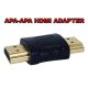 APA-APA HDMI ADAPTER aranyozott csatlakozóval