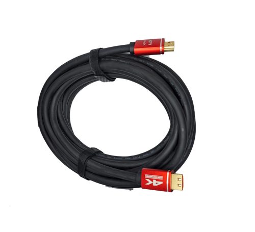 5m-es NAGY SEBESSÉGŰ HDMI-KÁBEL 2.0V, 4K-60HZ, ARANYOZOTT APA-APA CSATLAKOZÓ