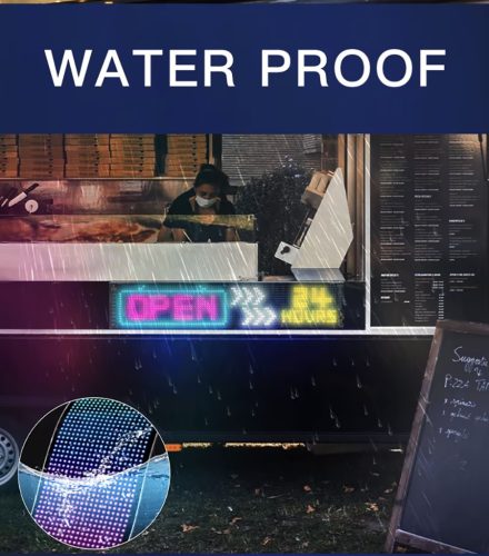 16*96PLUS rugalmas programozható USB 5V RGB minta animáció szöveg görgetőpanel távirányító reklám LED mátrix , 19X89cm