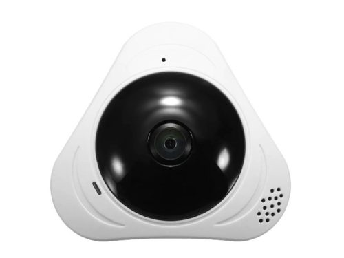 2MP WiFi panoráma kamera IP 180° fokos halszem Irodai biztonság Mini CCTV