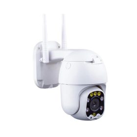   4G SIM kártyás 5MP PTZ IP kamera, 4X ZOOM kültéri, Kétirányú hanggal,  P2P, IR / színes éjszakai látás