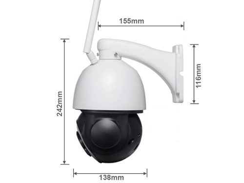 4G SIM KÁRTYÁS 5MP 30X OPTIKAI ZOOM, 150M INFRA, KÉTIRÁNYU HANG