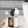 3MP Intelligens WiFi videohívás kamera, 2,8" IPS képernyő, interphone hívás, baba figyelő, hangasszisztens