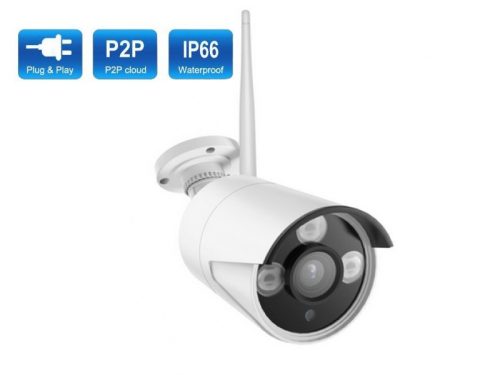 3 KAMERÁS VEZETÉK NÉLKÜLI, MIKROFONOS IP KAMERA RENDSZER 3MP FULL HD, AI, H.265X, 