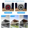 3MP Vezeték nélküli kültéri WIFI Yoosee APP PTZ mini kamera