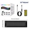 16*64 LED mátrix Pixel panel USB 5V rugalmas fény RGB minta graffiti görgető szöveg animáció kijelző autósbolt alkalmazás vezérlés