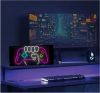24*48pixel Kemény Intelligens LED Matrix fénypanel programozható görgethető képernyő, Bluetooth, alkalmazásvezérlés, 28x12cm