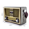 M-552BT  Hordozható vintage FM/AM/SW rádió retro stílusú vezeték nélküli asztali USB/TF/Aux