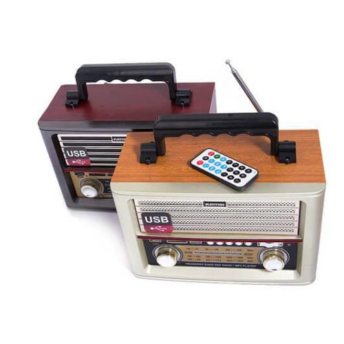 Kemai MD-1705BT Retro hálózati hordozható rádió , Bluetooth és USB 