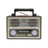 Kemai MD-1800BT Multimédiás, retro design rádió Bluetooth, USB, SD kártyás 