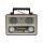 Kemai MD-1800BT Multimédiás, retro design rádió Bluetooth, USB, SD kártyás 