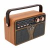 Kemai MD-507BT hordozható 3 sávos Am FM Sw rádió, TF kártya és MP3 lejátszó, újratölthető, Bluetooth, távirányító