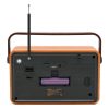 Kemai MD-507BT hordozható 3 sávos Am FM Sw rádió, TF kártya és MP3 lejátszó, újratölthető, Bluetooth, távirányító