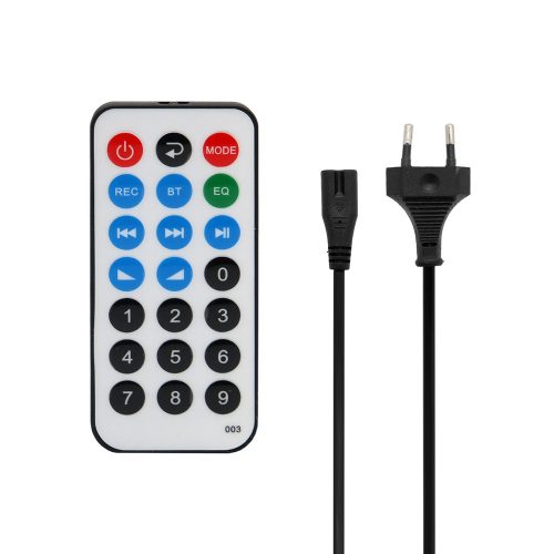 Kemai MD-507BT hordozható 3 sávos Am FM Sw rádió, TF kártya és MP3 lejátszó, újratölthető, Bluetooth, távirányító