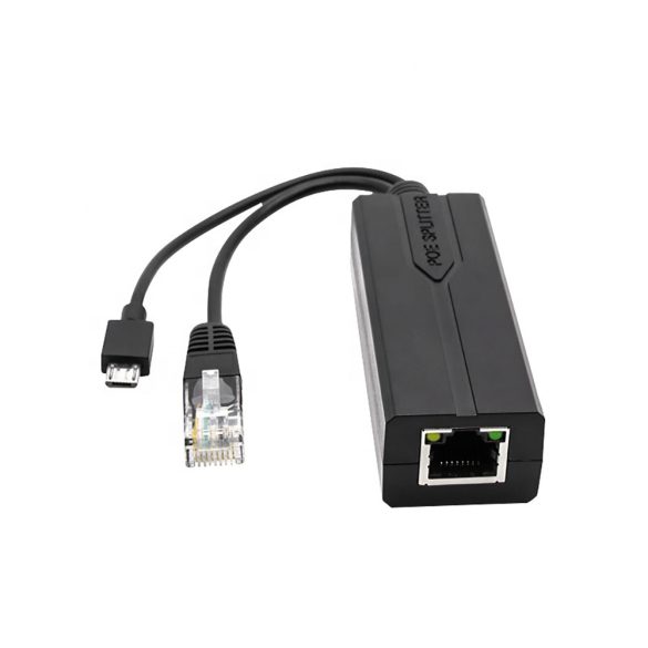 Micro-USB Active POE Splitter Adapter Power Over Ethernet 48V To 5V 