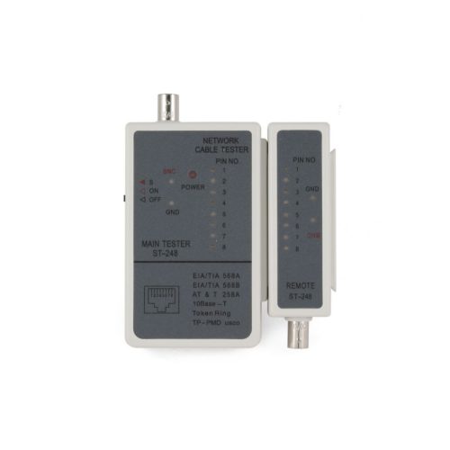 Gembird NCT-1 RJ45 & BNC hálózati kábelteszter – LAN, Ethernet