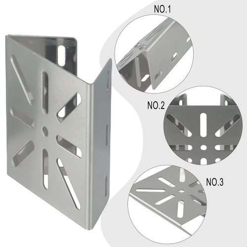 Univerzális oszlopadapter kültéri kamerákhoz, rozsdamentes acél bilincsekkel