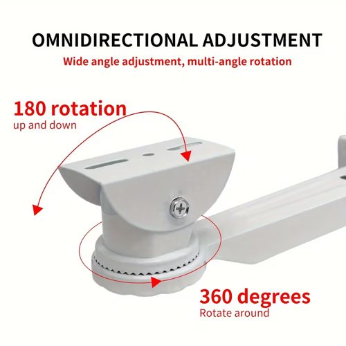 Univerzális alumíniumötvözet konzol oszlopra szerelhető megfigyelő kamera, cső bilinccsel
