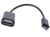 10cm-es Kábel átalakitó USB ANYA - MICRO USB