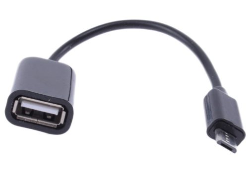 10cm-es Kábel átalakitó USB ANYA - MICRO USB