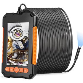   P40 8 mm-es ipari endoszkópos kamera 4,3" LCD HD 1080P kézi vizsgáló borescope kamera IP67 autós csatorna ellenőrzés