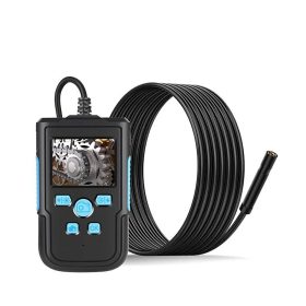   P60B ipari endoszkóp kamera 2,4 hüvelykes képernyő, 2,0 MP kamera, 10m-es merev kábel, vízállólencse, 2600 mAh akkumulátorral